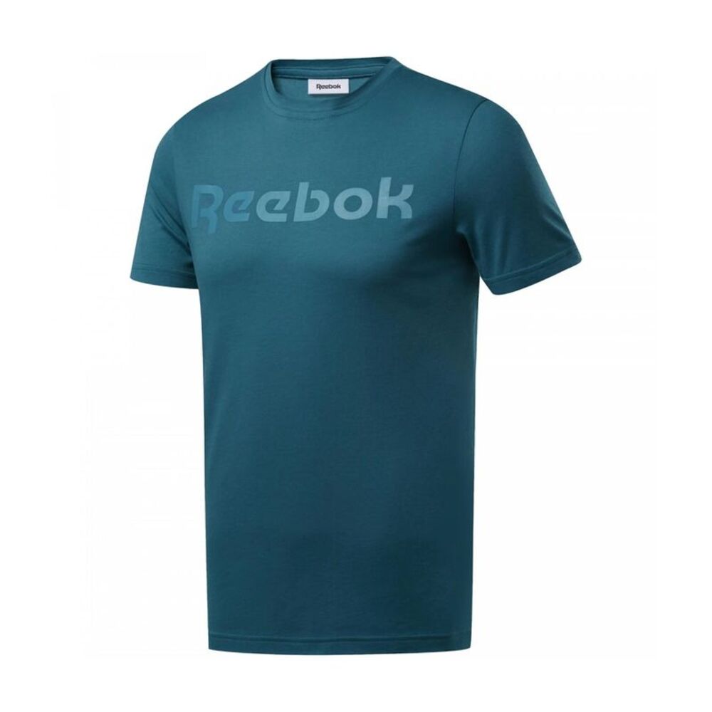 Reebok Mens Linear Logo Graphic T-Shirt, NWT
